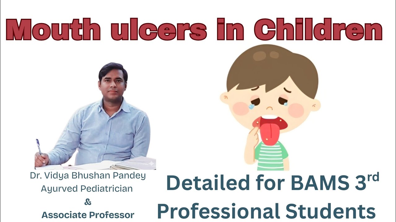 Mouth ulcers in children 
