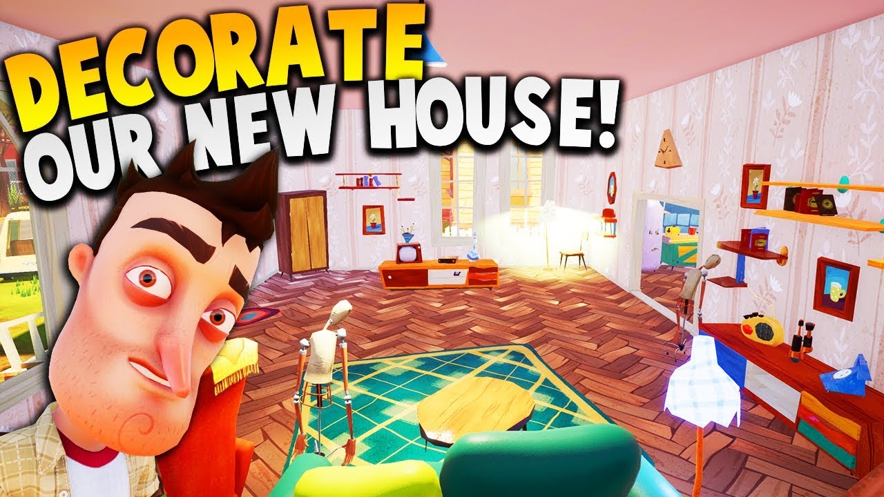 УКРАШАЕМ НОВЫЙ ДОМ! | Полный геймплей Hello Neighbor