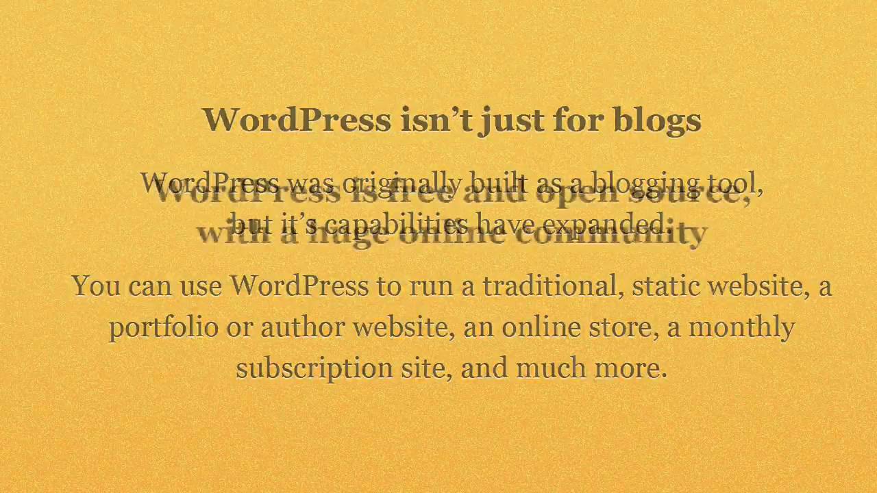 An Introduction to WordPress  |  Stone River eLearning