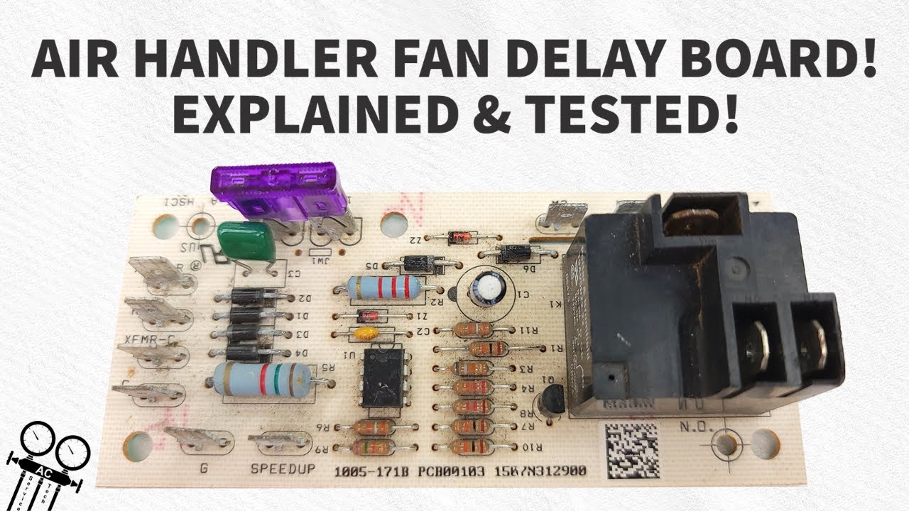 Плата задержки вентилятора воздухообрабатывающего агрегата! Разобрались и протестировали!