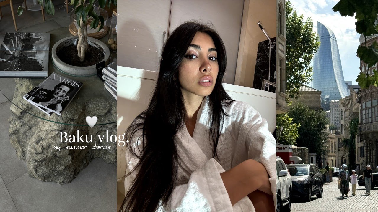 Baku vlog 💌 old city, memories & cute cafes