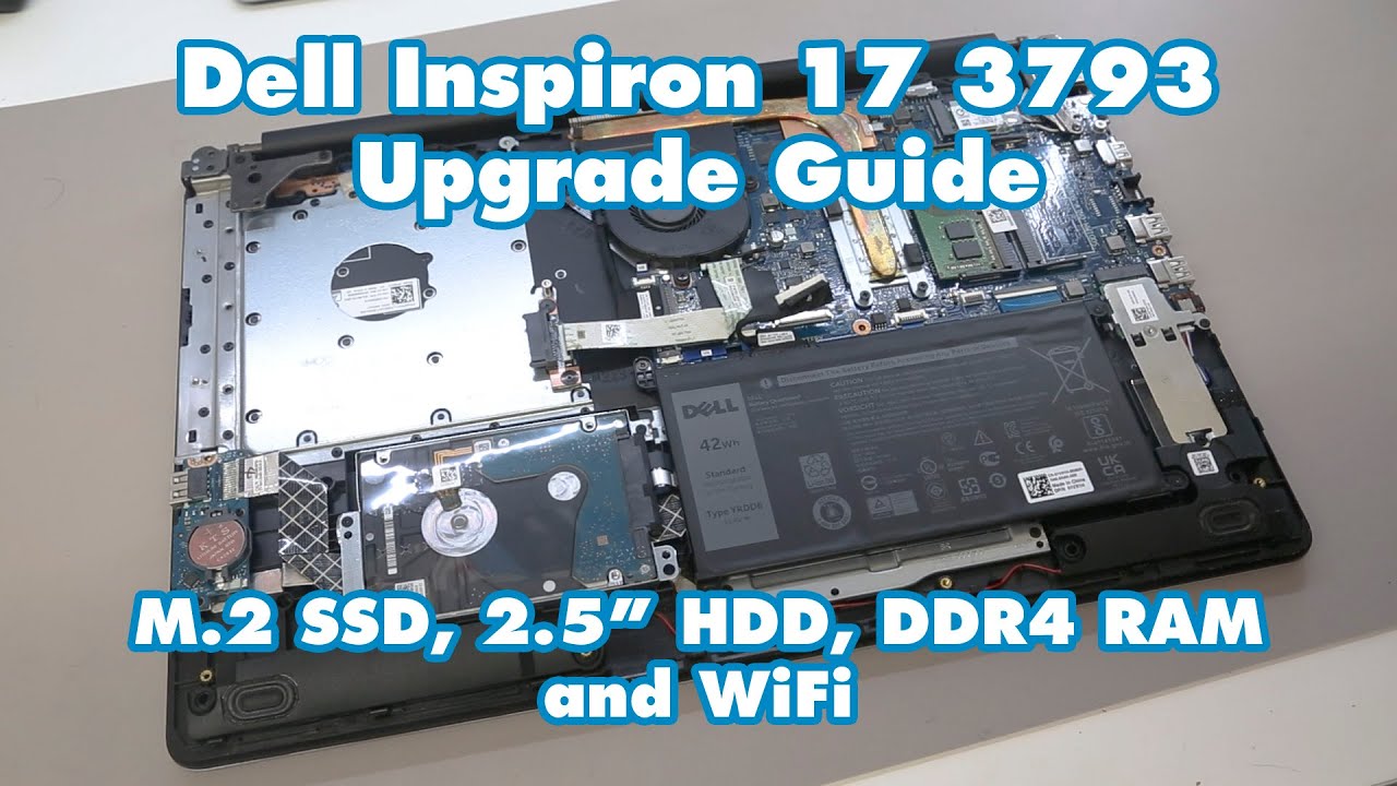 Dell Inspiron 17-3793 - M.2 SSD, 2.5
