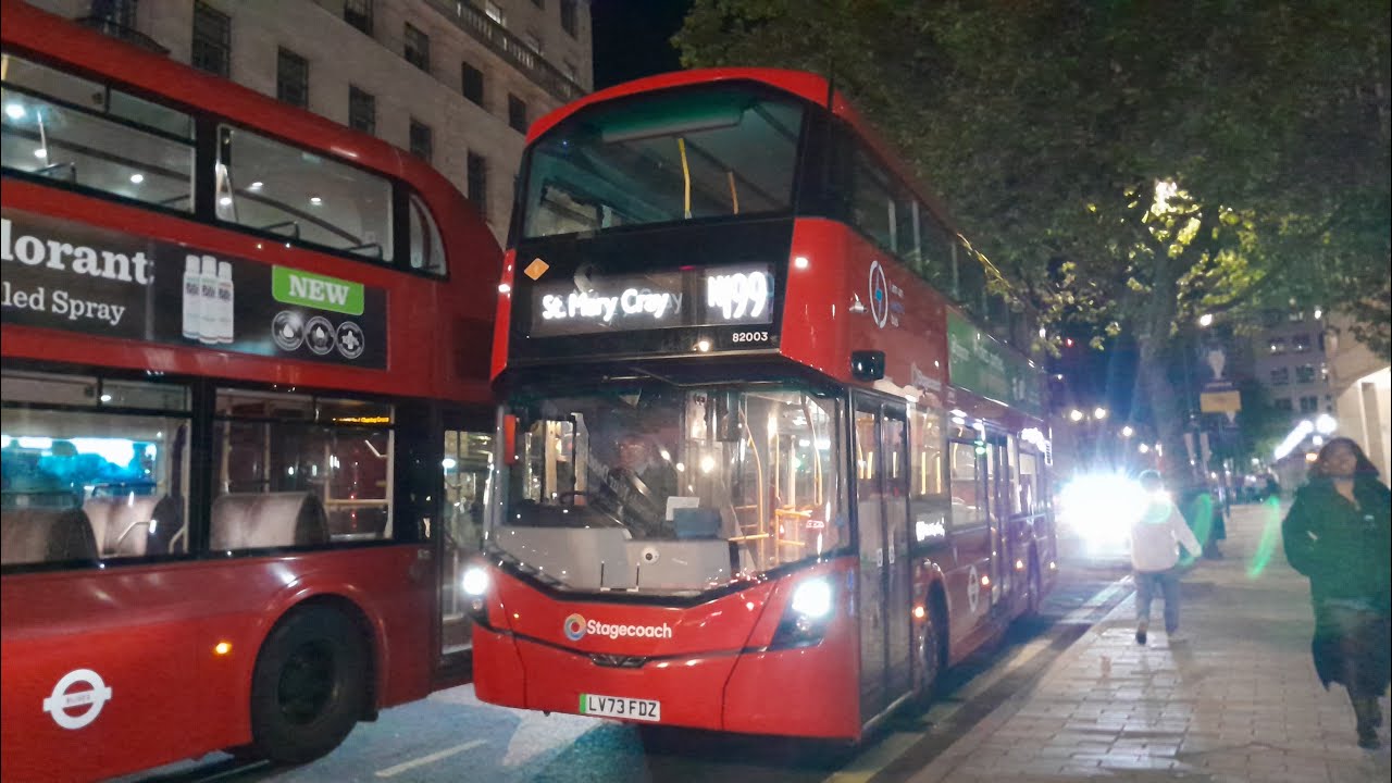 Shabby FRV - TFL Bus Route N199: St Mary's Cray  - Trafalgar Square | Stagecoach!!