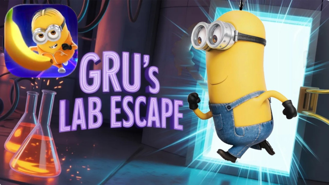 Despicable me Minion rush Unity Classic Kevin minion Gru's Lab gameplay walkthrough iOS Android