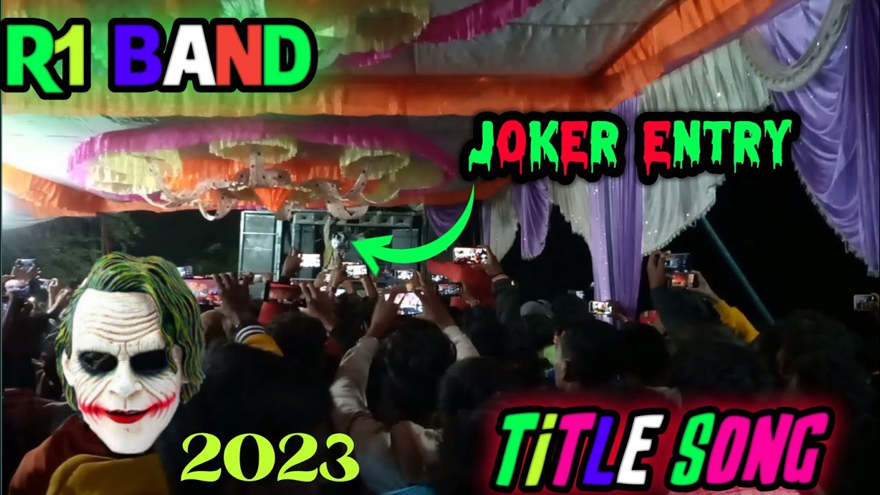 R1 BAND title song 2023 ll 🃏 joker song 🤡R1 BAND2023
