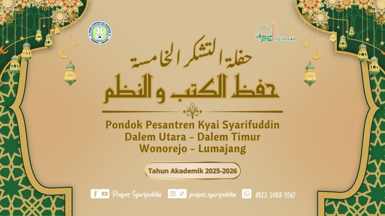 🔴LIVE HAFLATUT TASYAKKUR & WISUDA KUTUB KE-5 PPs KYAI SYARIFUDDIN DALUT - DALTIM