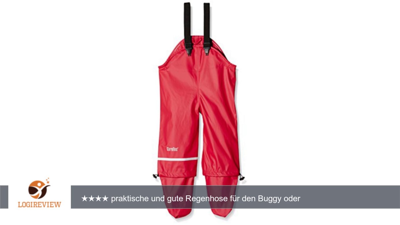 CareTec Baby-Unisex Regenlatzhose/Matschhose mit Füsslingen | Erfahrungsbericht/Review/Test