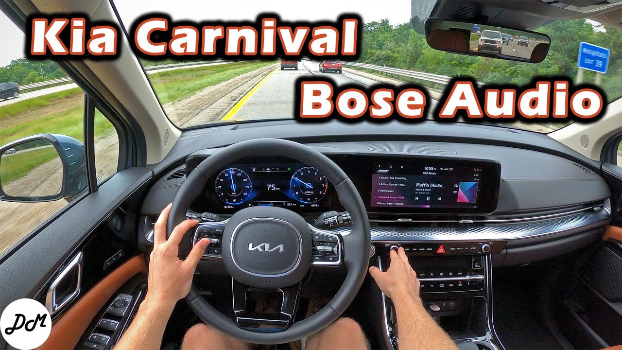 2022 Kia Carnival – 12-speaker Bose Sound System Review | Apple CarPlay & Android Auto
