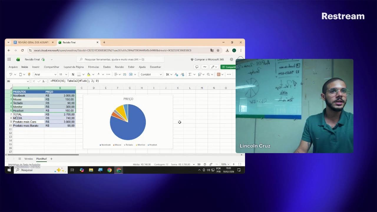📊 Aula AO VIVO: O Guia Definitivo de Revisão do Microsoft Excel 🚀