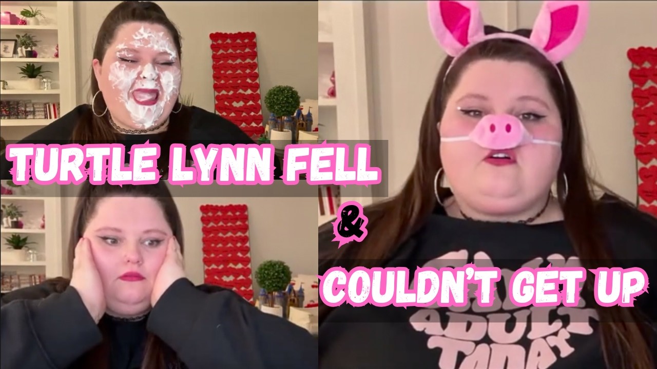 Amberlynn fell in the shower & had to call her mom for help