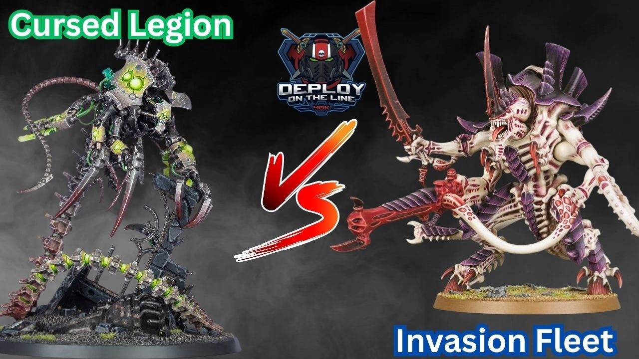 Necrons Vs Tyranids | Cursed Legion Vs Invasion Fleet | #warhammer40k  Battle Report