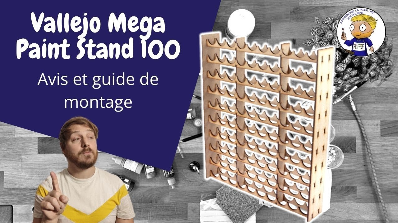Comment monter le Vallejo Mega Paint Stand 100 - apprendre la peinture sur figurine