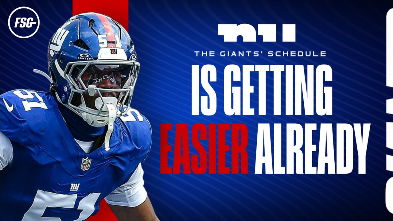 The Giants’ Schedule is Getting Easier Already