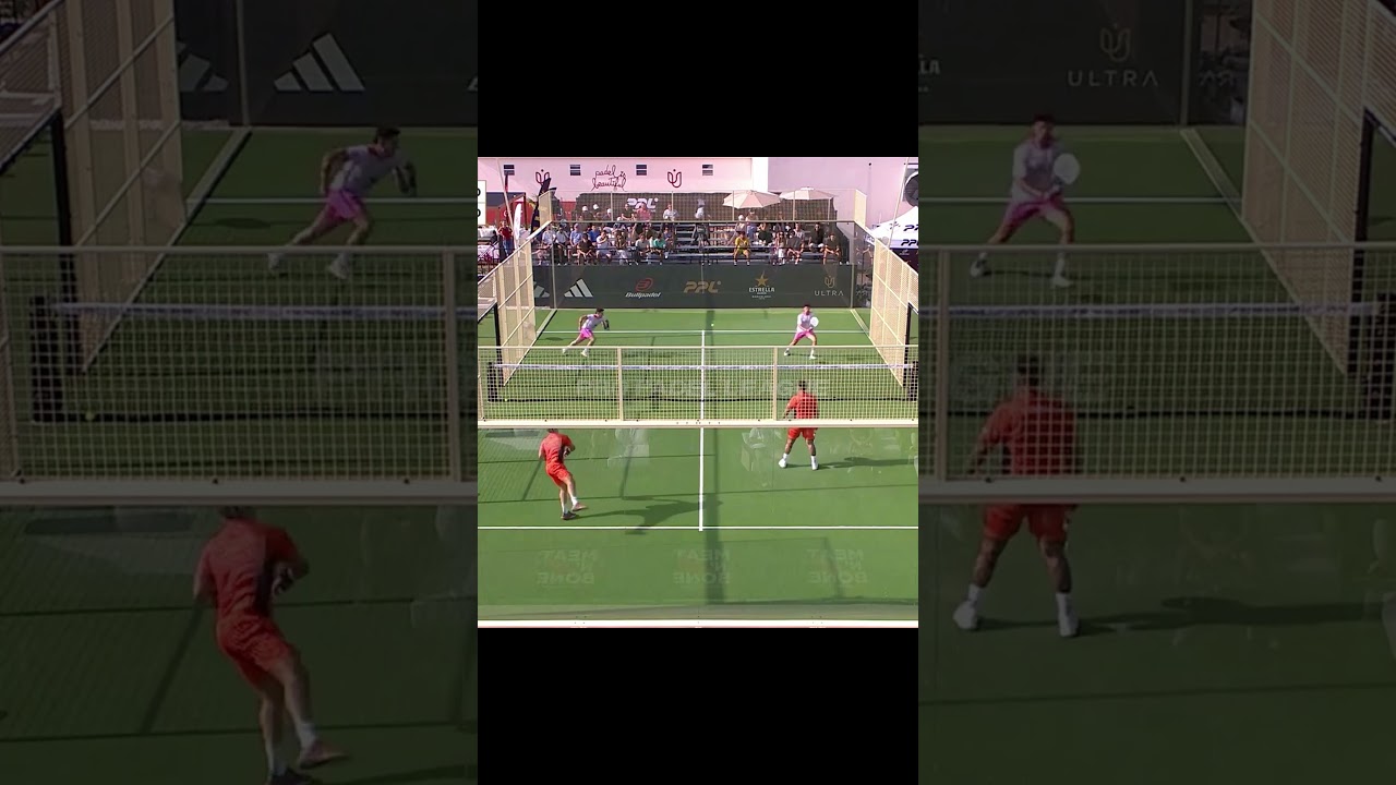 Tapia Sends it 3 Courts Away!! | 🇺🇸🔥Miami PPL Event 1 #padel #highlights #padelmoments