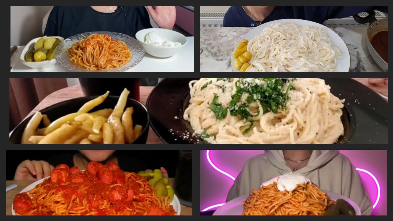Mix ASMR spagetti | Bso Asmr | Linay Asmr | Asmr mege | İrem Asmr | Sude Asmr