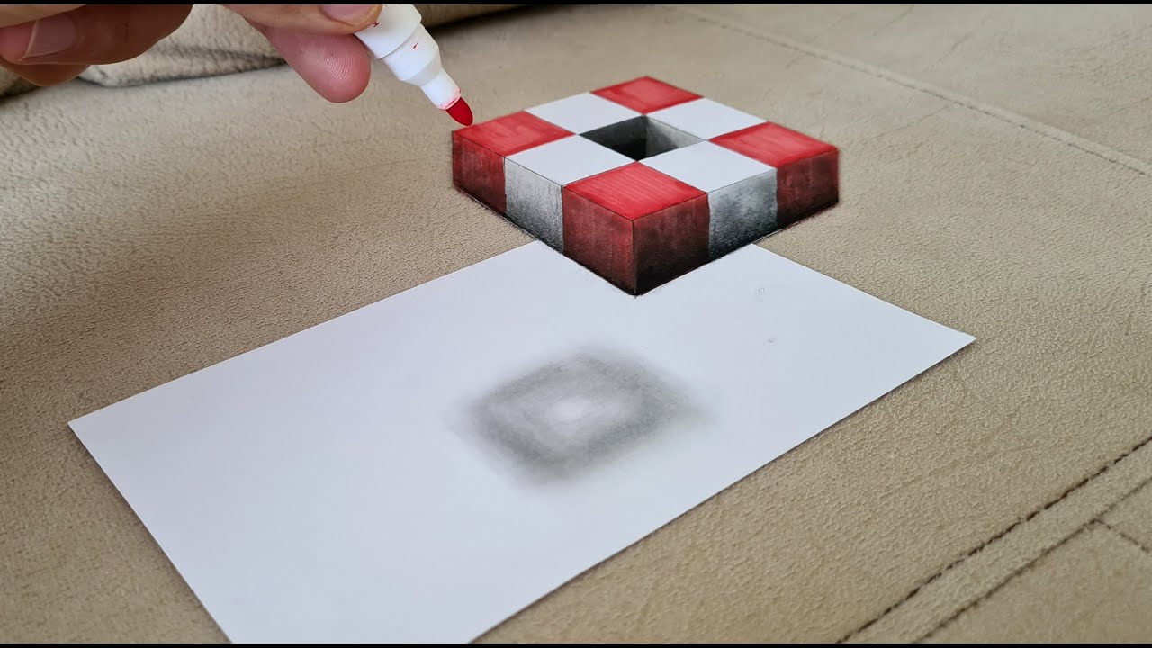 3d &ccedil;izim nasıl yapılır / 3d &ccedil;izimler /3 boyutlu &ccedil;izimler / g&ouml;rsel sanatlar dersi etkinlikleri