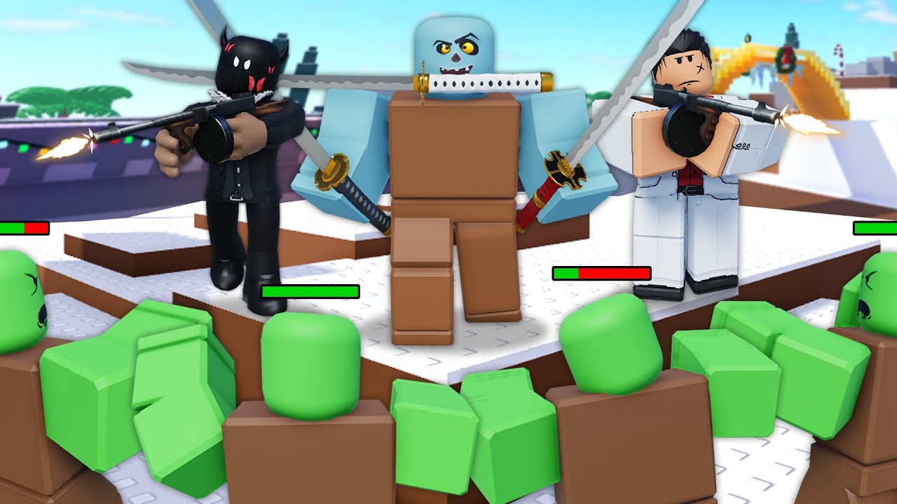 ВЫЖИВИ В МИРЕ ЗОМБИ в Combat Warriors! (Roblox)