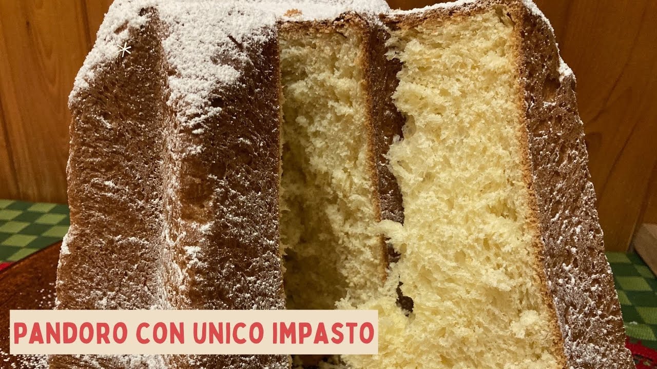 Pandoro con UNICO IMPASTO - Profumato e morbido!
