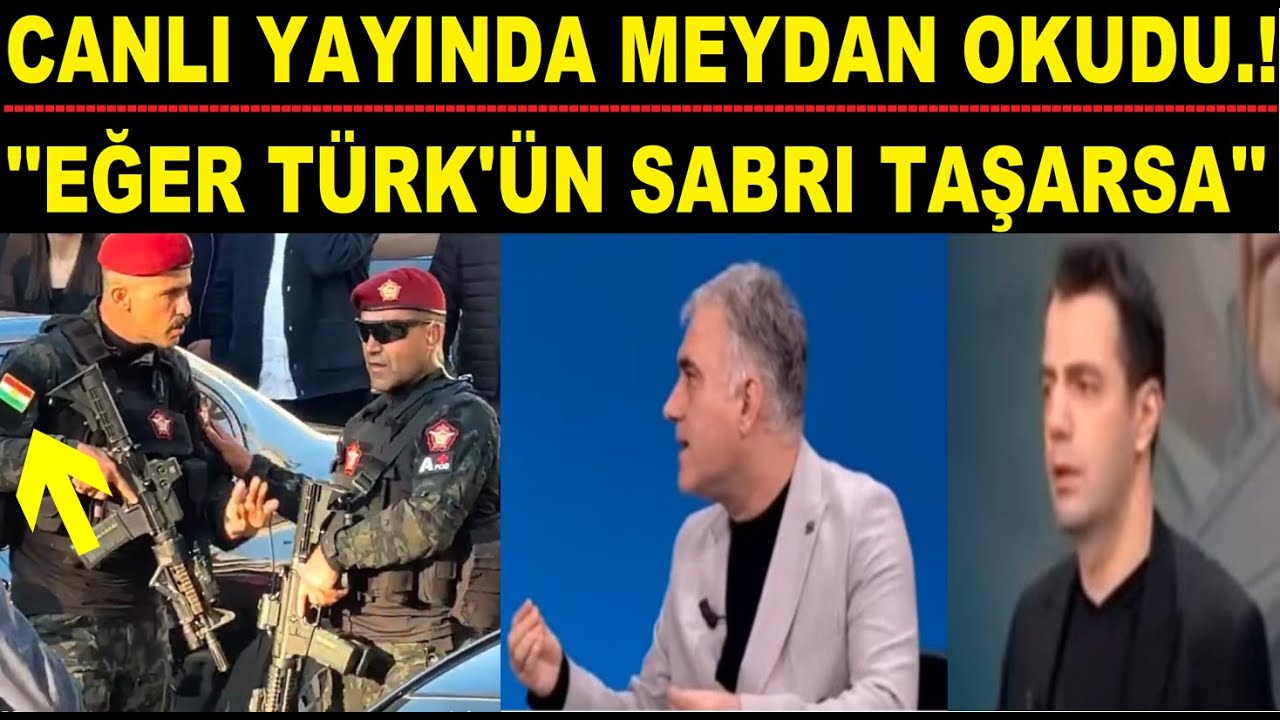 EĞER SABIR TAŞARSA...! CANLI YAYINDA B&Ouml;YLE CEVAP VERDİ.!