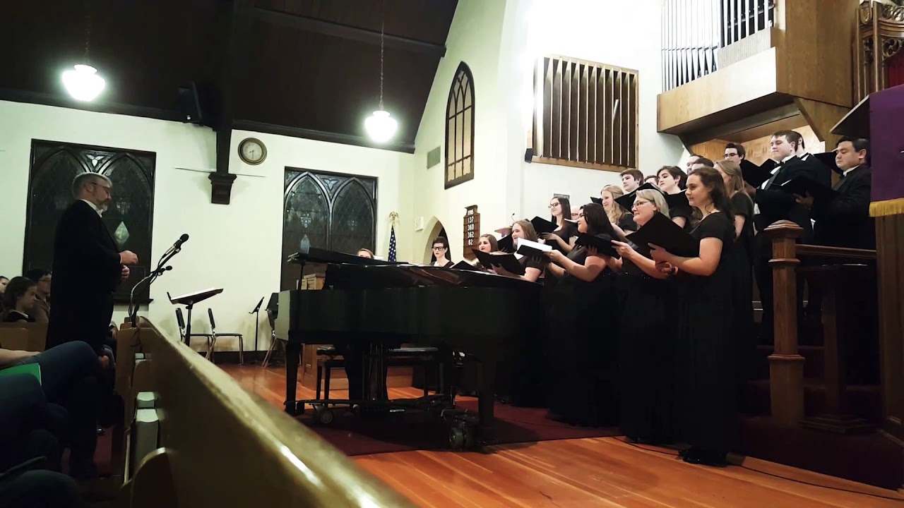 The Christmas Song (Mel Tormé and Robert Wells, arr. Kirby Shaw). ISU Chamber Choir.