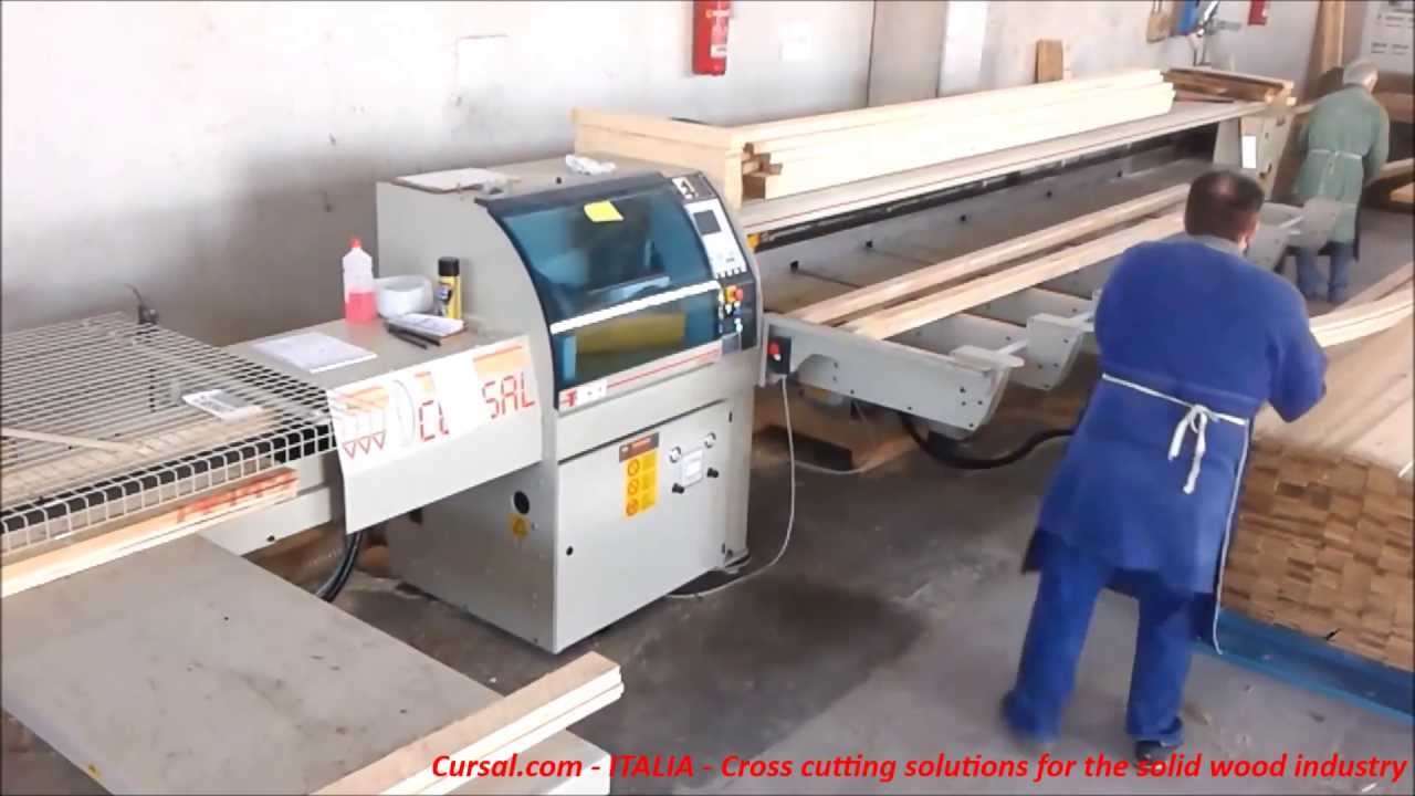 CURSAL for pallet - TRSI - Push feed optimizing crosscut saw - Ottimizzatrice