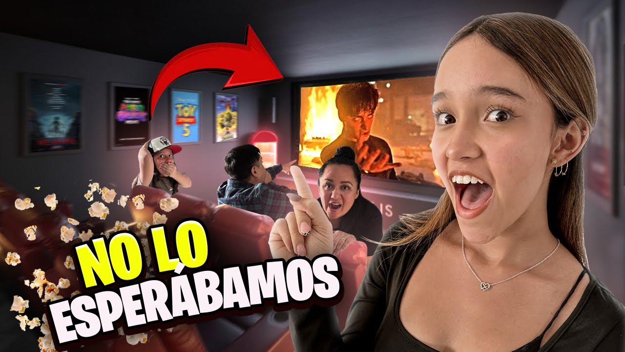 HAGO UN CINE EN MI CASA para VER EL FINAL DE STRANGER THINGS