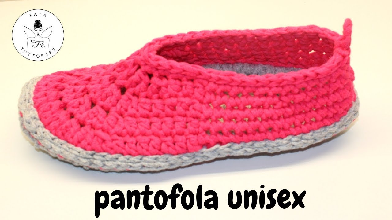 TUTORIAL: Pantofola unisex/ zapatilla/slipper***lafatatuttofare***