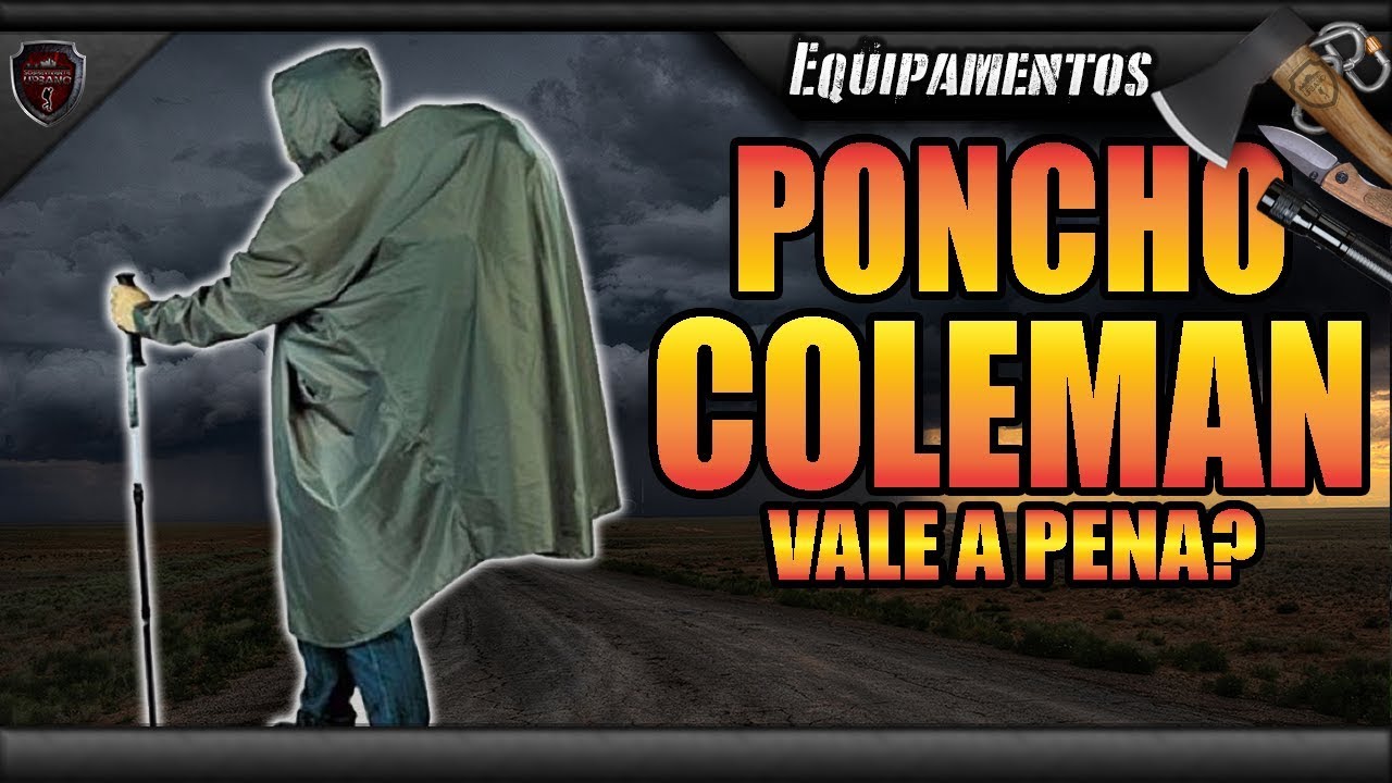 UNBOXING PONCHO DA COLEMAN | VALE A PENA?