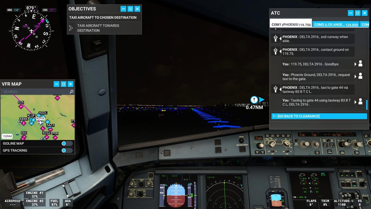 Microsoft Flight Simulator| Flying the Airbus A320 NEO from KSLC to KPHX with a stop in KLAS