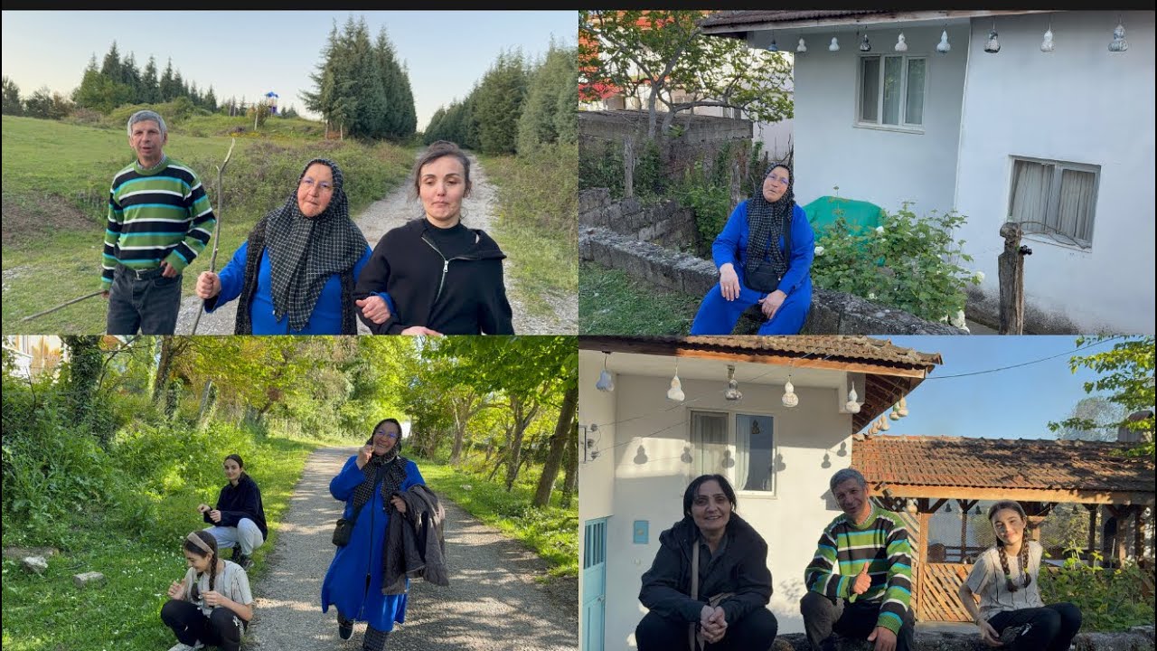 Doğup büyüdüğüm köy,annem ile hasret giderdik,yemyeşil köy#doğal#anne#memleket#video#doğa#vlog#funny
