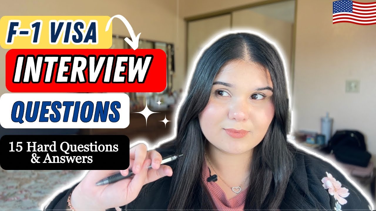 15 Hard Questions + Answers For USA F-1 Visa Interview #f1visainterview #usavisa #studentvisa
