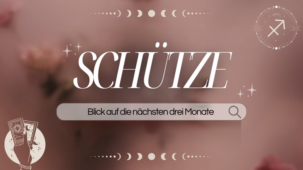 SCHÜTZE I Zu schnell vs. zu langsam, Gefühle im Hintergrund I Oktober, November, Dezember 2023