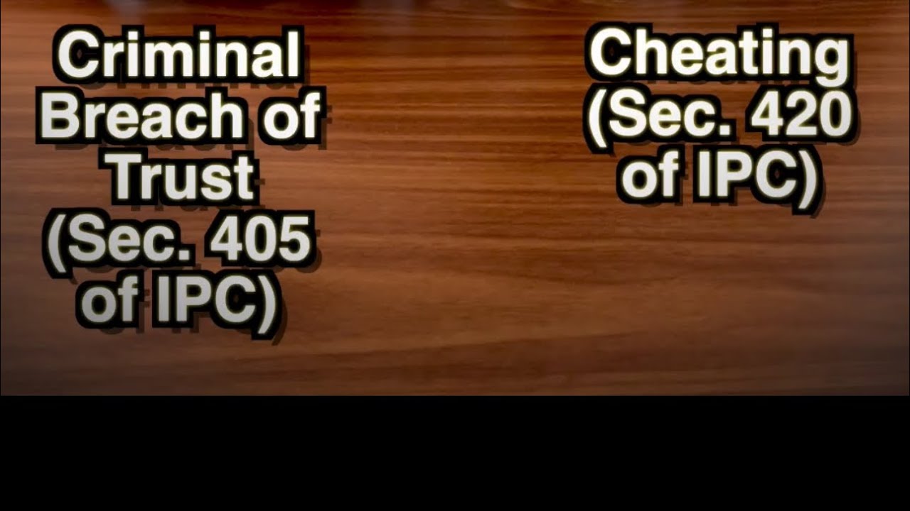 What is the basic difference between Criminal Breach of Trust and Cheating under Indian Law?🤔 #law