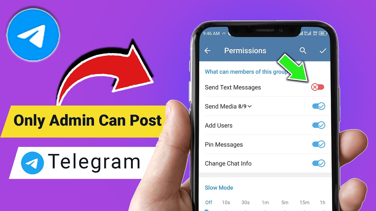 How To Set Only Admin Can Post on Telegram Group