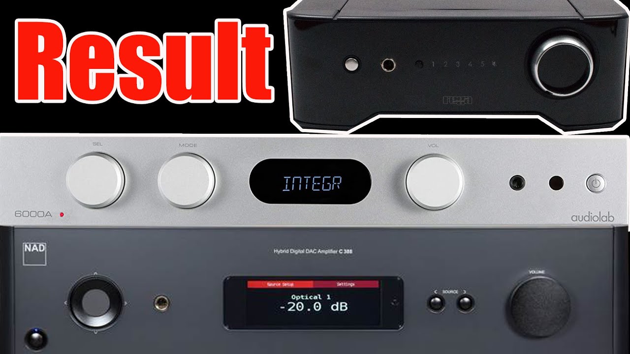 [Sound Battle] BLIND TEST RESULT - REGA BRIO vs NAD C388 vs Audiolab 6000A / Elac DBR62