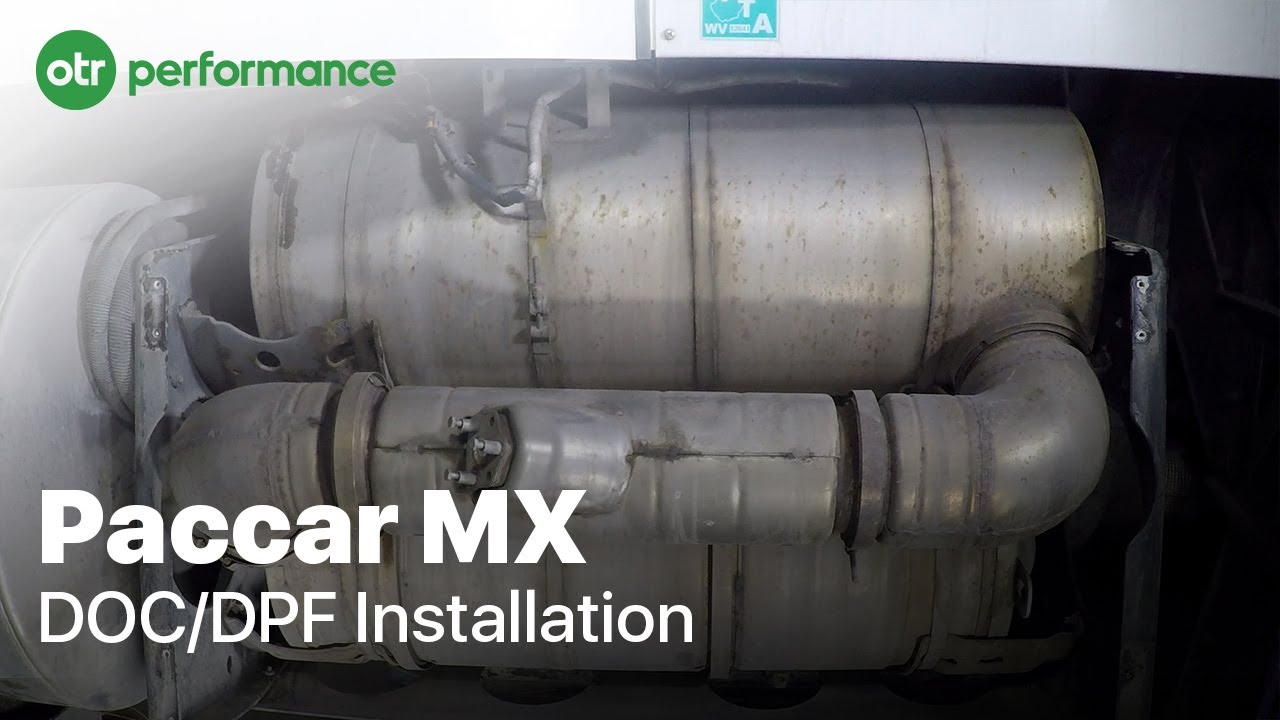Снятие/установка фильтра DOC/DPF на Kenworth Paccar MX13 | 2011–2016 | OTR Performance