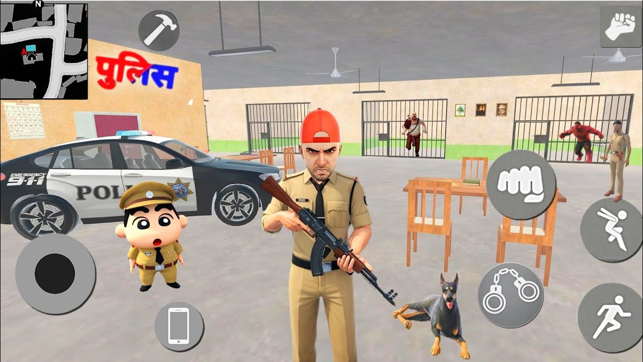 🎯 Franklin Become Spacial Police Officer 💥🤩 In City Of || Indian Theft Auto Simulator || 