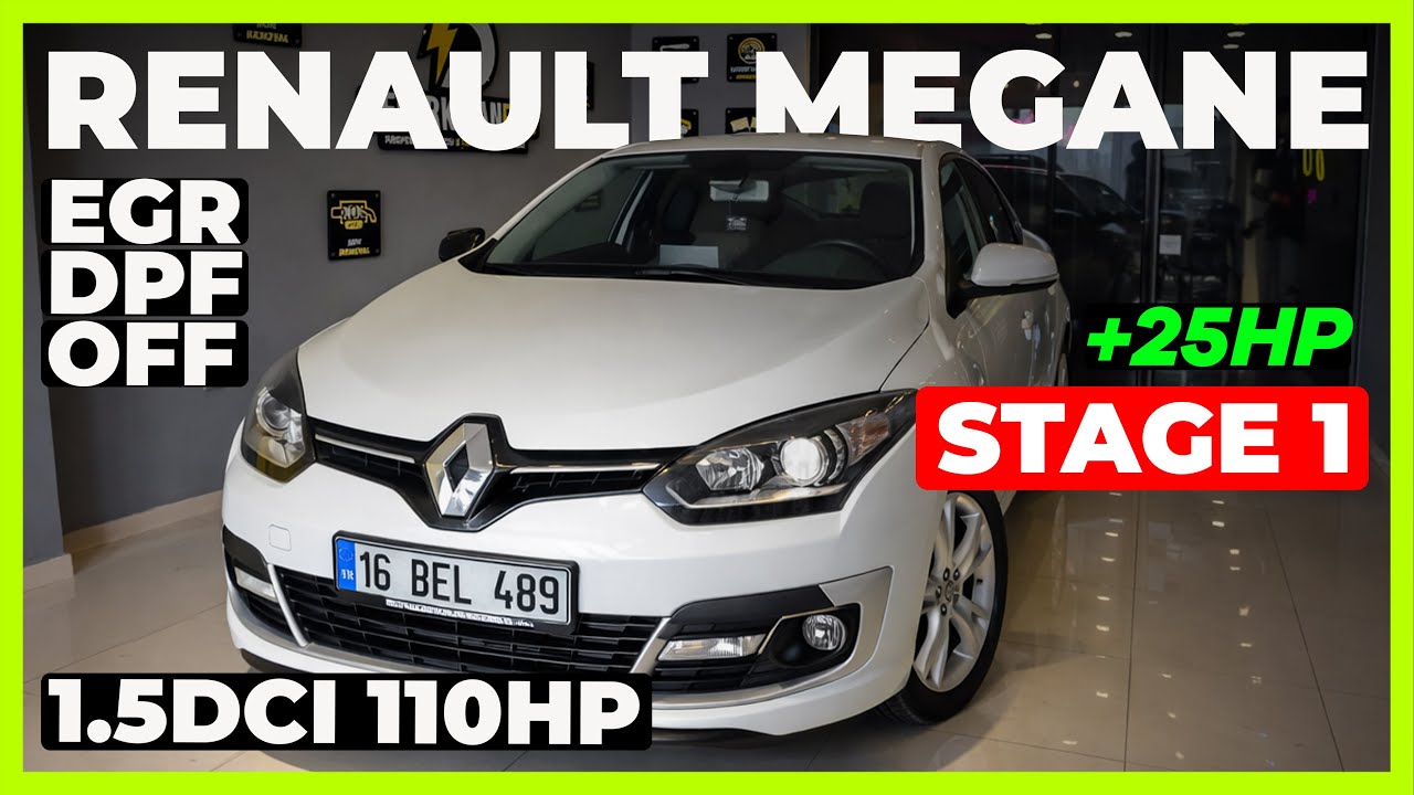 Megane 1.5 dCi DPF EGR İptali Sonrası Stage 1 Performans