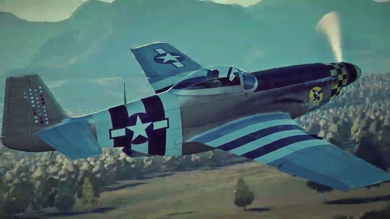 P-51D-5 War Thunder Cinematic (Air Realistic) 