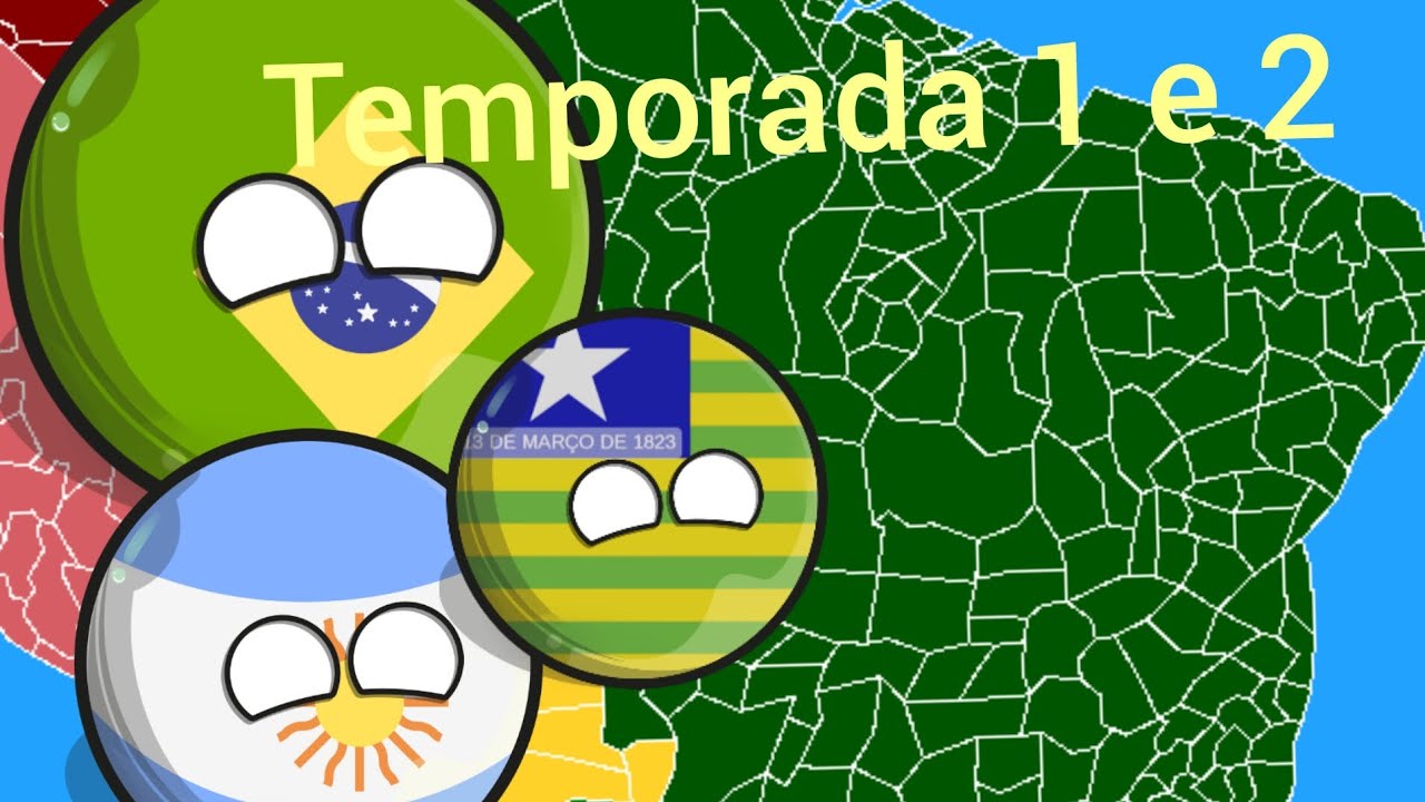 Compilado 1 e 2 temporada(countryballs)