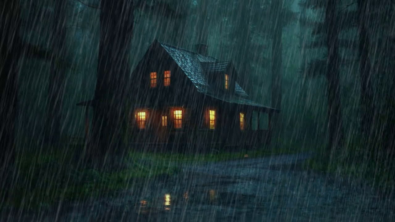 💤 Sleep Instantly 🌧️ Relaxing Heavy Rain For Sleeping And Stress Relief Tonight