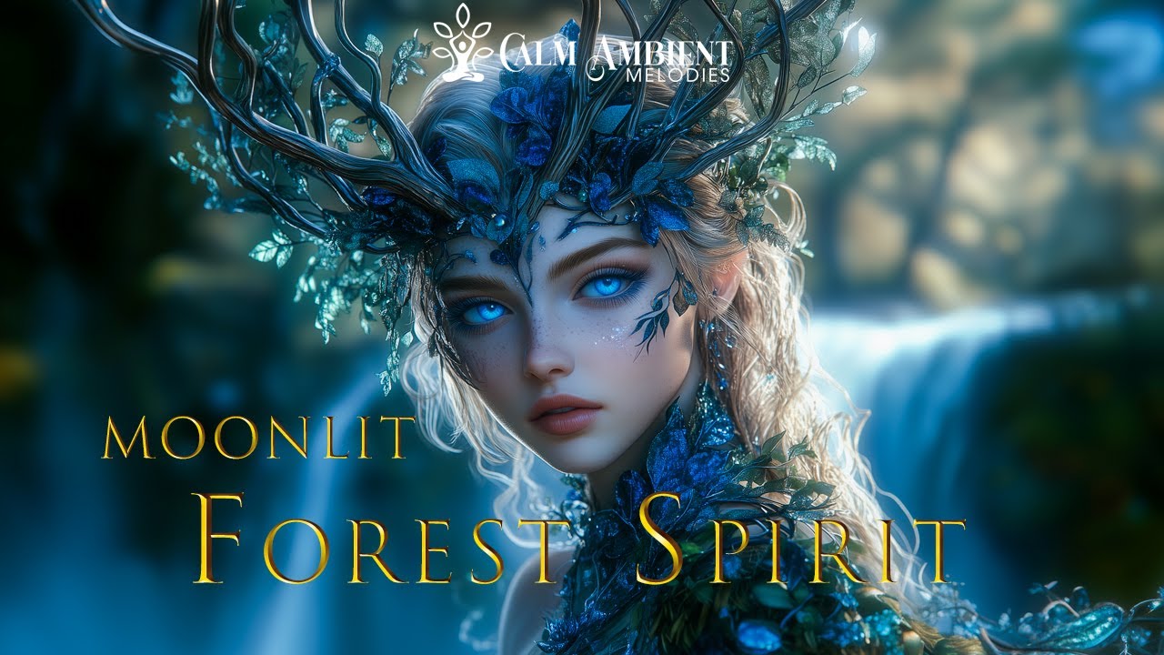 Moonlit Forest Spirit - Meditation Music For Deep Rest And Inner Stillness - Calm Ambient Melodie...