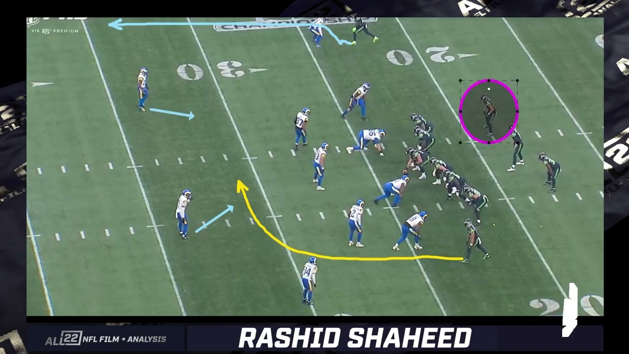 RASHID SHAHEED: SEATTLE'S LEADOFF HITTER LANDED THE FIRST BLOW AGAINST THE RAMS: 2 MIN QUICK CUTS