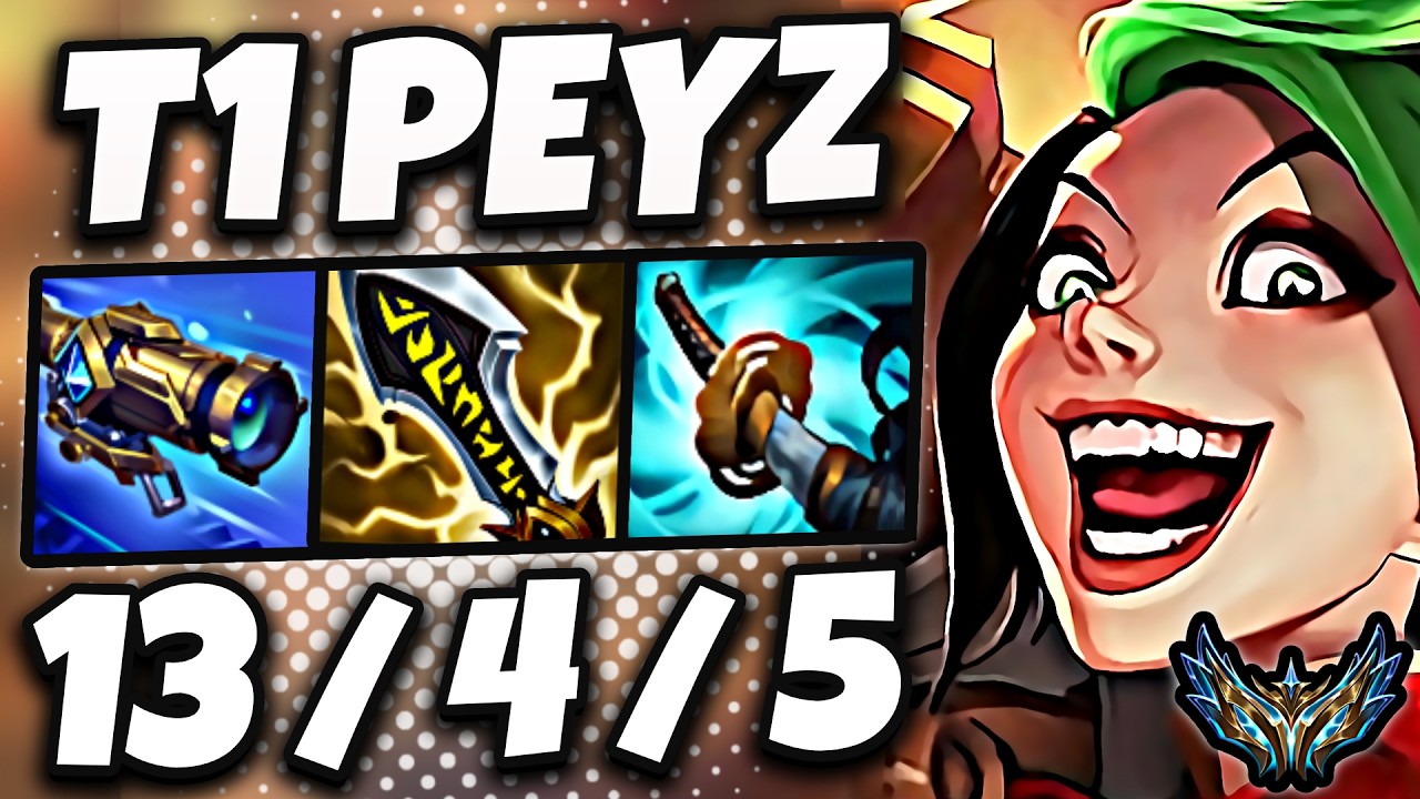 T1 Peyz Jinx vs Aphelios [ ADC ] Korea Challenger 2011 LP | Patch 26.3