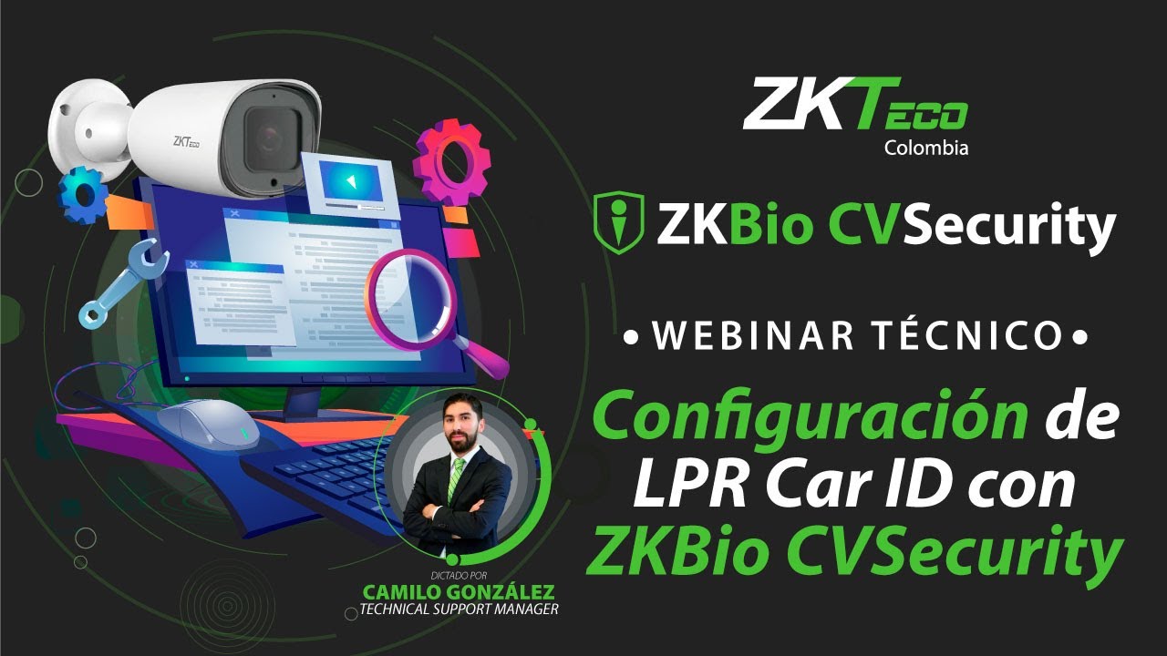 🟢 Webinar Técnico: Configuración de LPR Car ID con ZKBio CVSecurity - ZKTeco Colombia