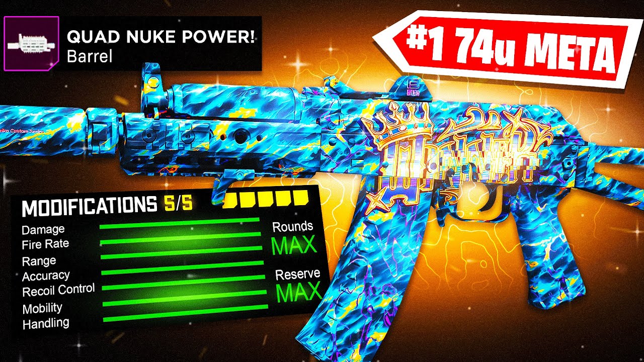 *NEW* UNKNOWN GOD GUN LOADOUT is EXCELLENT in MW3 UPDATE 🐐 (Best Kastov 74u Class Setup MW3 Build)