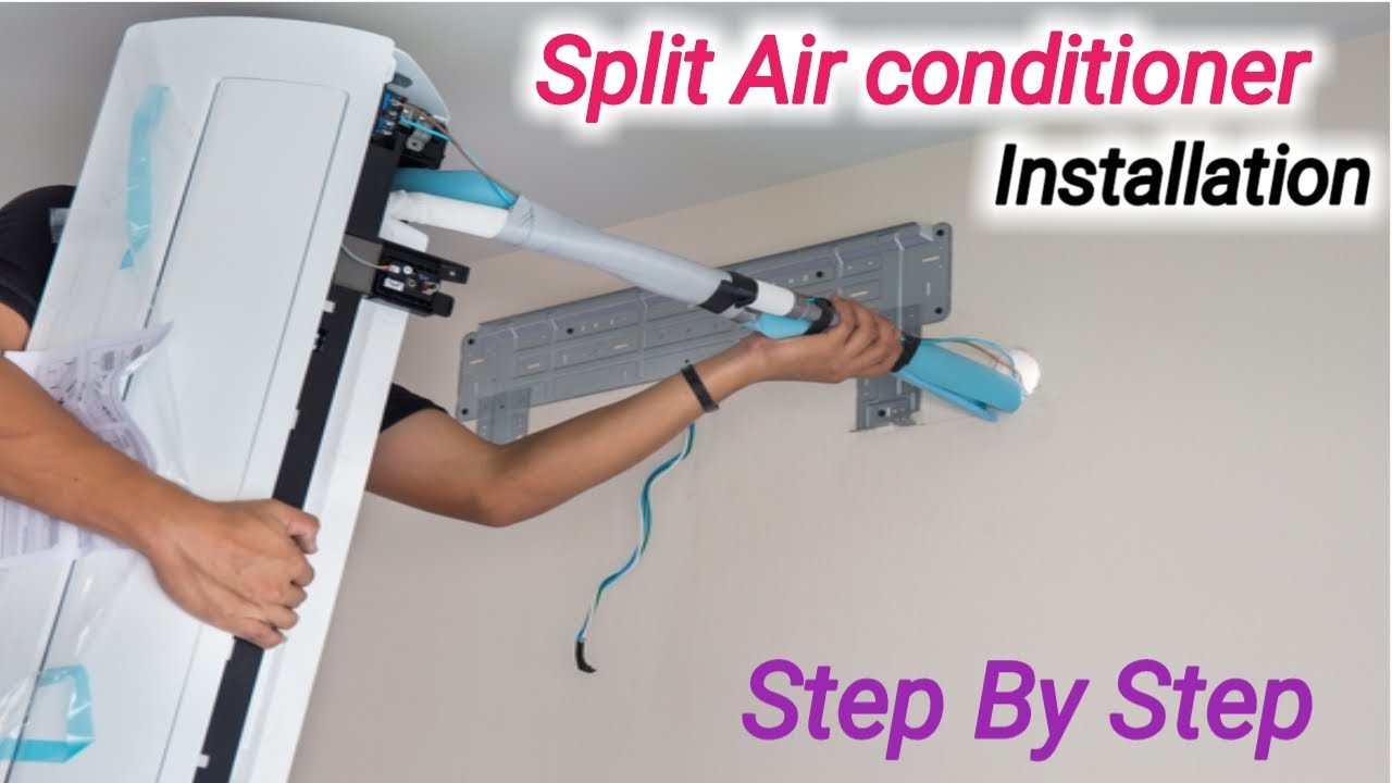 Split Air Conditioner Installation Step By Step | How to Install a Duct Mini-Split Air Conditioner