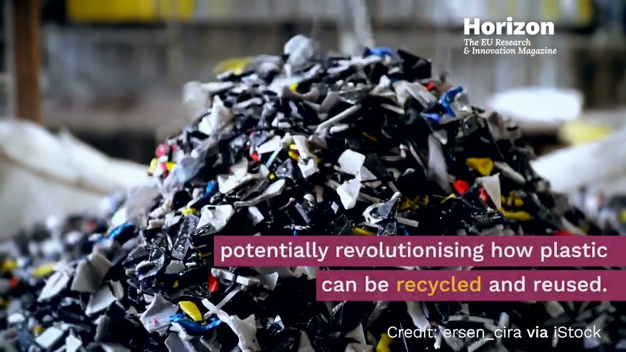 Recycling tyres and plastics with an ancient heating method