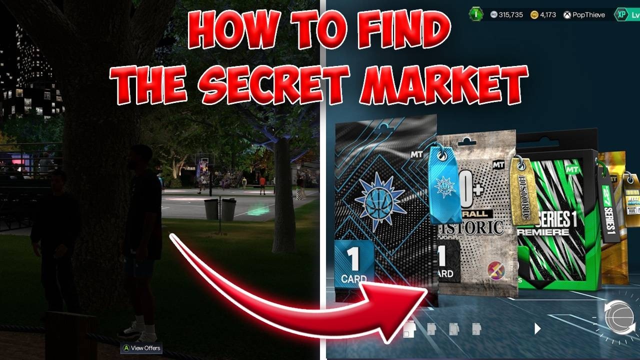 КАК НАЙТИ СЕКРЕТНЫЙ РЫНОК В TRIPLE THREAT PARK В NBA 2K27 MyTEAM!!