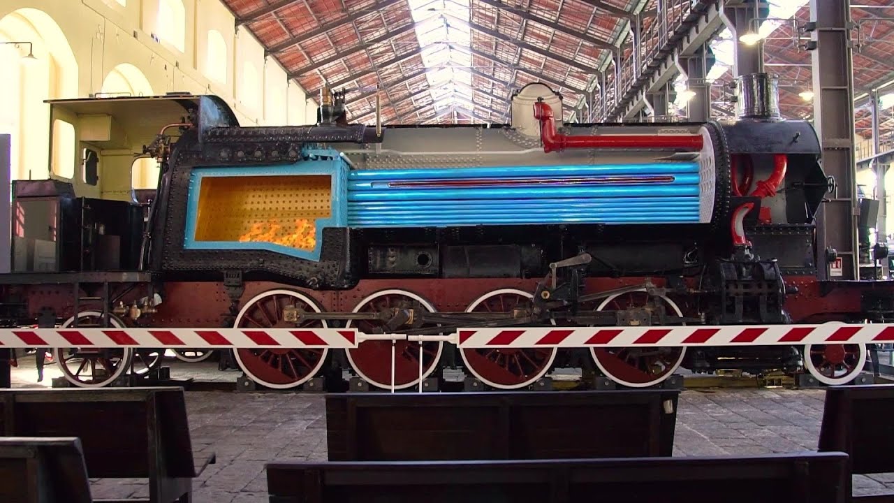 Installazione multimediale locomotiva 940.036 - Museo Nazionale Ferroviario di Pietrarsa